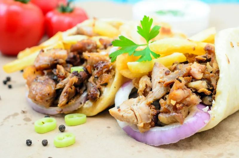 Wrap poulet