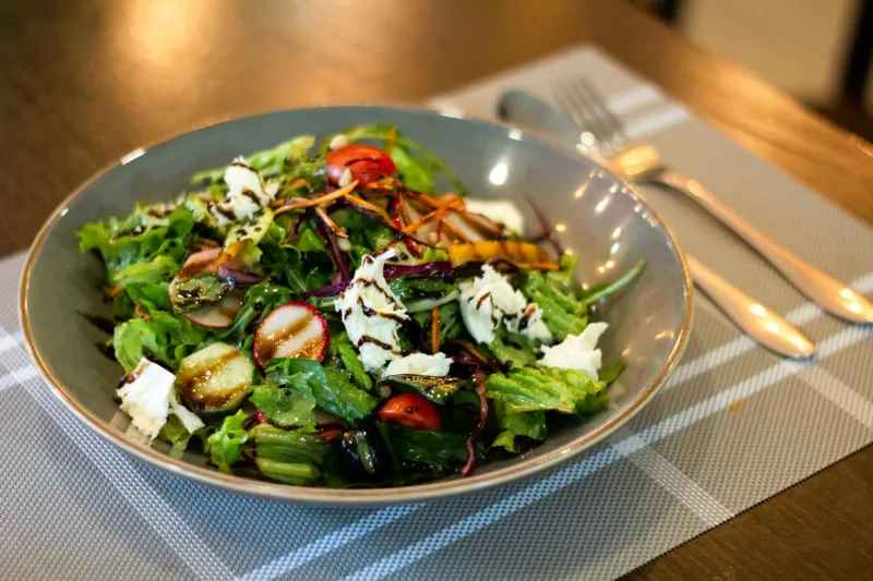 Salade chèvre chaud